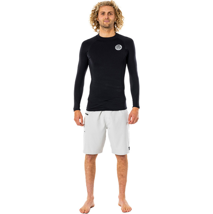 2024 Rip Curl Mens Thermopro 1mm Langarm-Thermo-Weste WLYYAM - schwarz